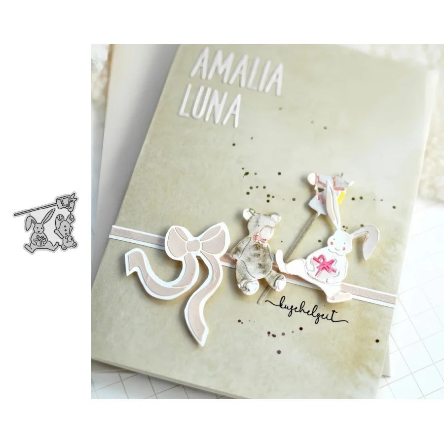 Toy Friends Metall-Stanzformen für DIY Scrapbooking, Kartenherstellung, Schablonen, Fotoalben