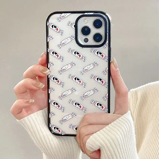 2.0 Acrylic Milk Candy Phone Case Cover for IPhone 11 12 13 14 15 Pro Max Case for IPhone 15 Pro Max