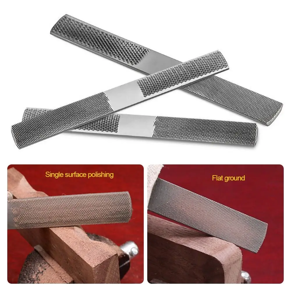 4 in 1 Multi-Function Woodworking Rasp File Fine Teeth/Coarse Teeth Semi-Circular/Rough Teeth/Fine Teeth Semi-Circular File