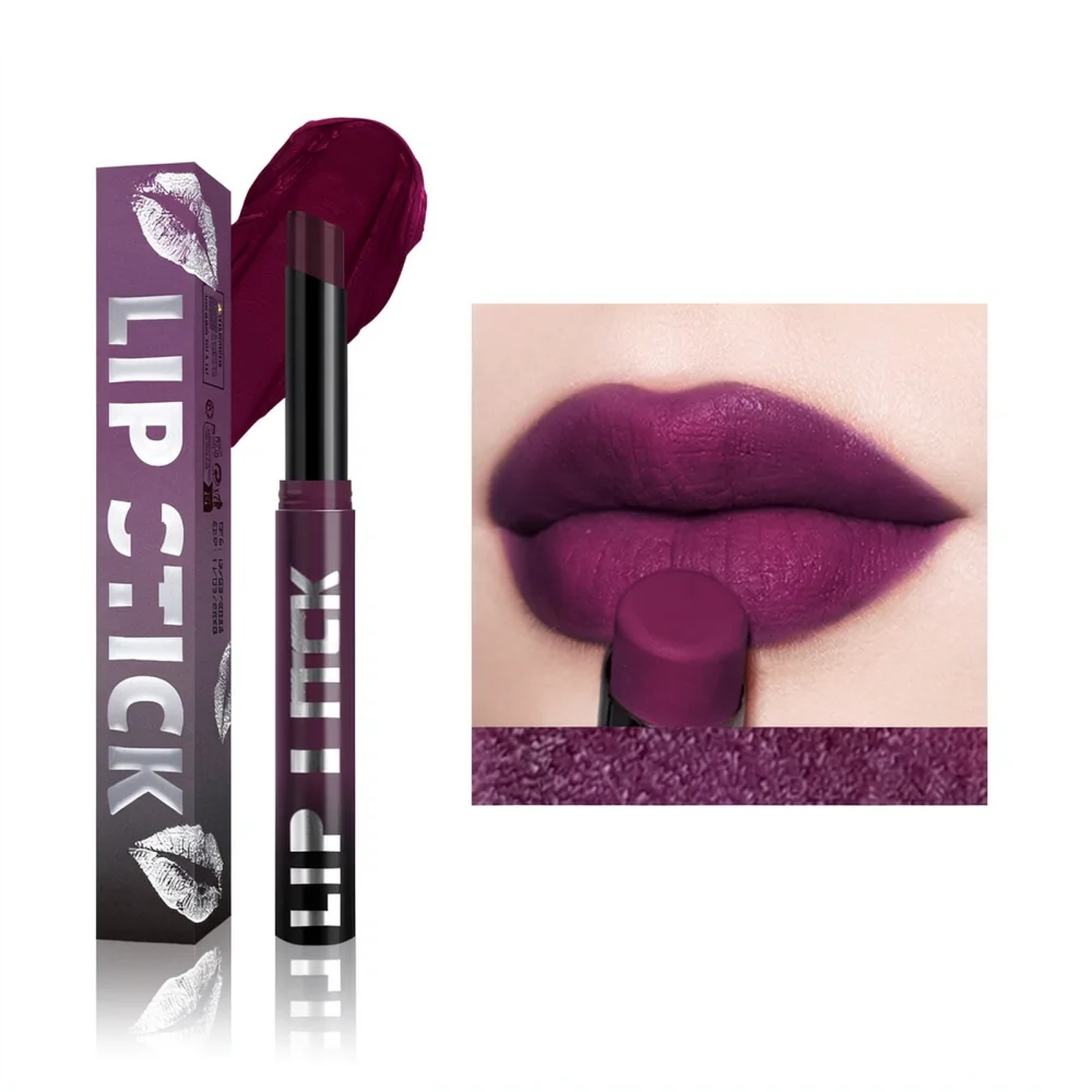 For Cool Story Soft Velvet Matte Lipstick Waterproof Lip Tint High Pigment Long Lasting Portable Professional Makeup Stick