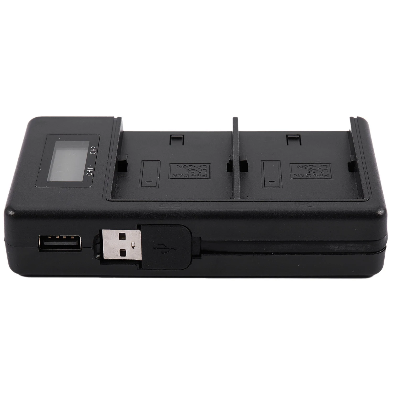 [B24B!】 Lp-E6 Battery Lcd Dual For Canon Eos 5Ds R 5D Mark Ii 5D Mark Iii 6D 7D 80D Eos 5Ds R Camera view 4