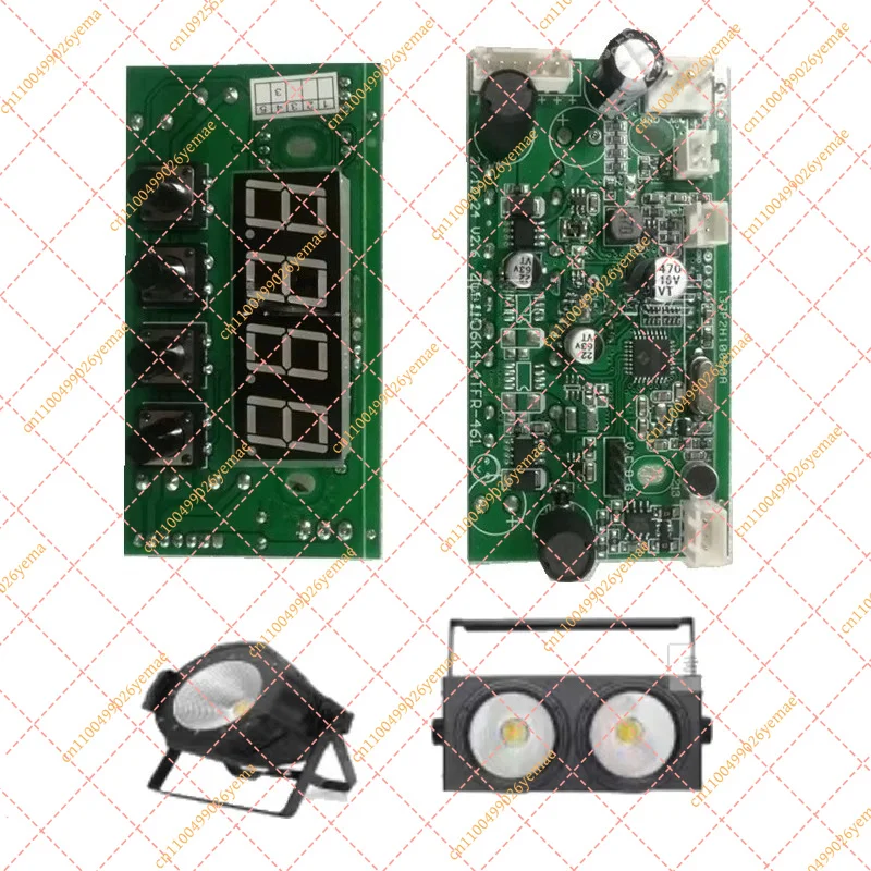 Stage Lighting Spare Parts: 200W COB LED Blinder Par Light DMX Control Board ZCX-KD6K4L4TFR