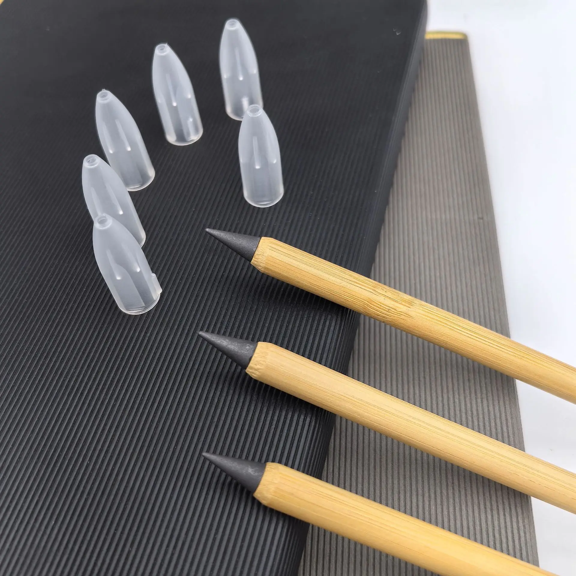 30 Pcs Wholesale Bamboo Pencils  16 cm long  8 mm diameter -With graphite tip  For school, office, drawing  Clean lines