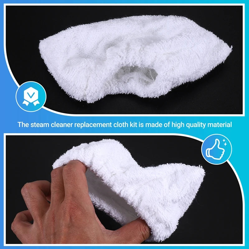 Acessórios para limpador a vapor karcher easyfix sc2 sc3 sc4 sc5 limpadores bocal panos mop escovas redondas peças de reposição