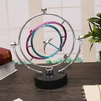 

Физический дельфин, маятник хаоса, астрометр, креативное украшение для офисного стола, Забавный Электрический рокер для декомпрессии, подарок на день мальчика