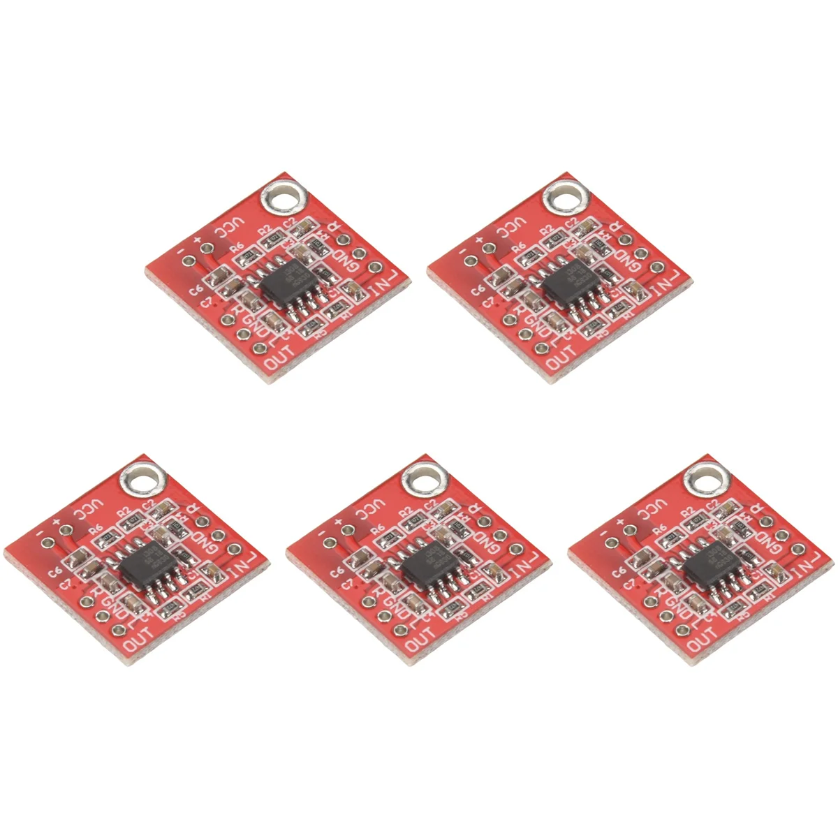 Scheda amplificatore Headcell 5 pezzi Tda1308 Scheda amplificatore per cuffie preamplificatore per fai da te