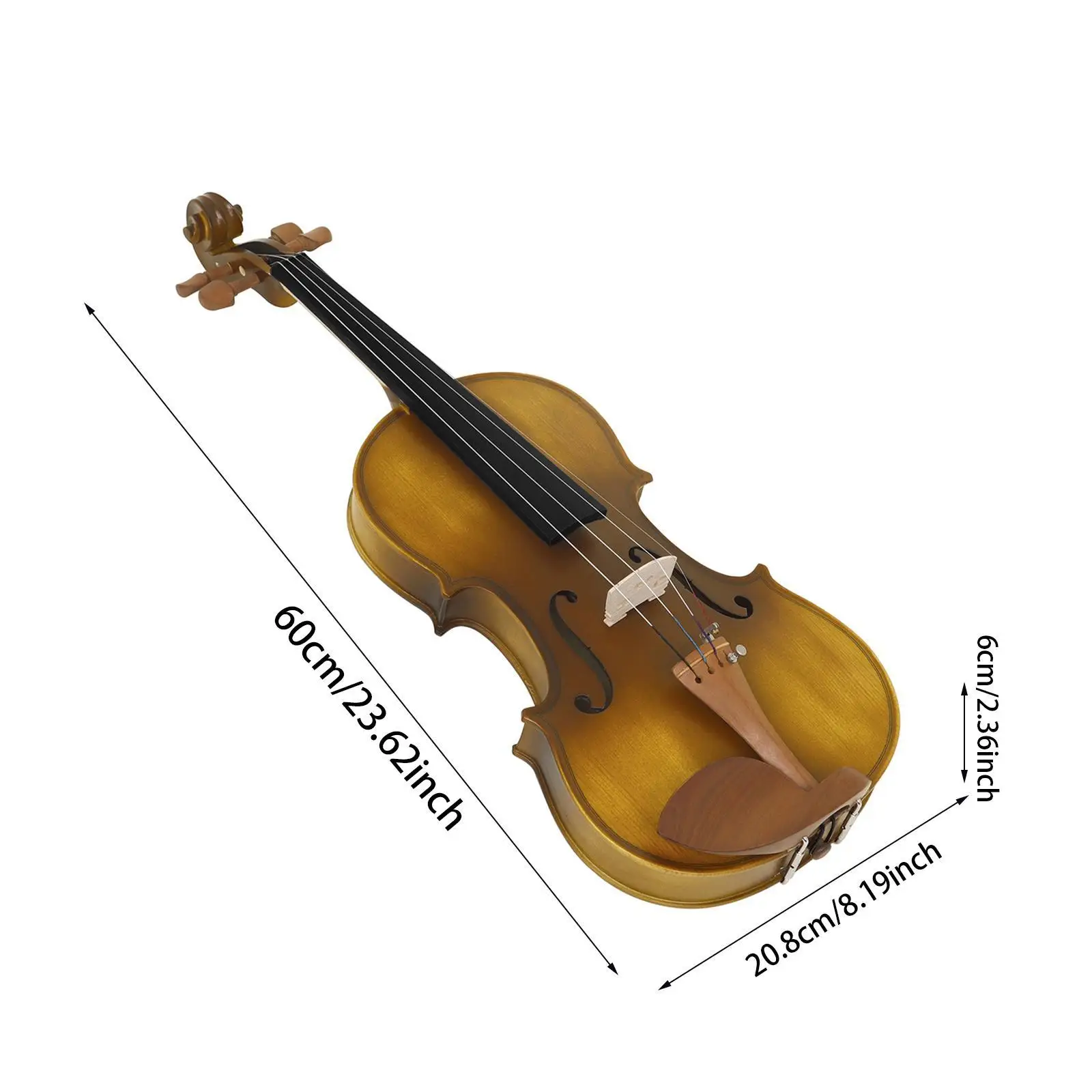 Kit de violín para principiantes 4/4, violín para estudiantes, regalos para niños y adultos