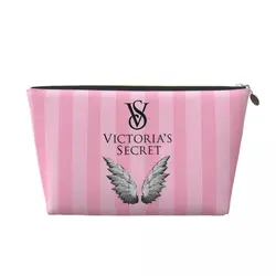 Unisex Leather Toiletry and Makeup Bag Like-victoria-pink-secret Stylish Water-Resistant Organizer for Travel, Gym and Daily Use