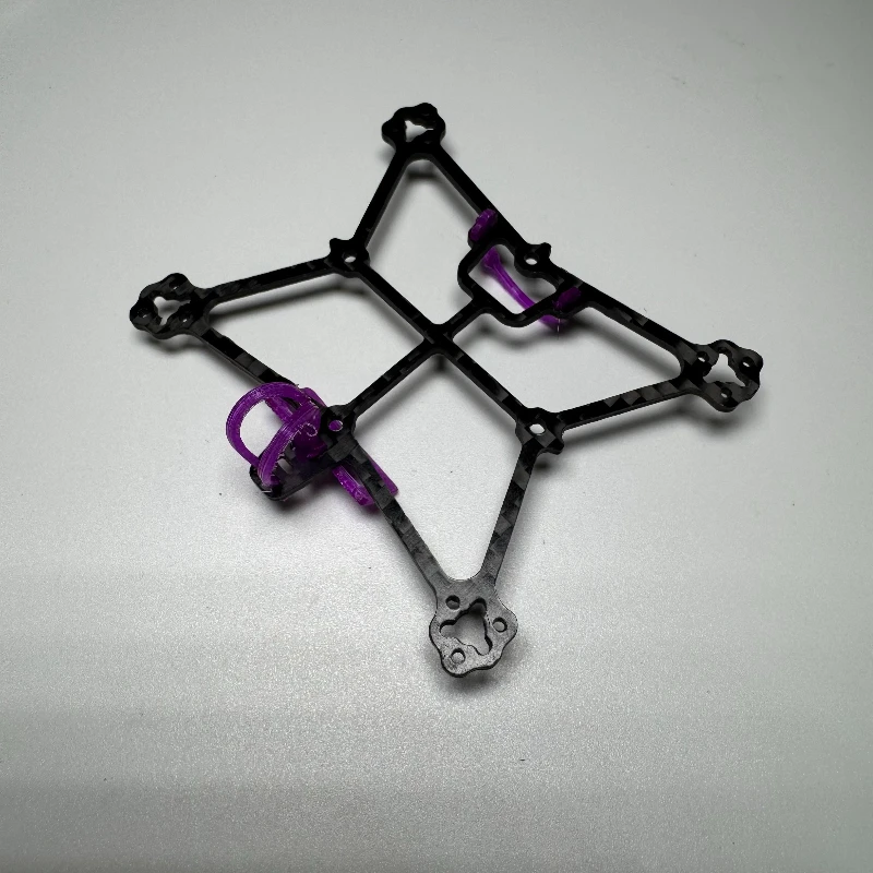 Für BetaFPV Air75 FPV Drohnen-Rahmenkonstruktion, 1,5 mm dickes Kohlefaser-Chassis, kompatibel mit 1S 75mm Analog Tiny Whoop