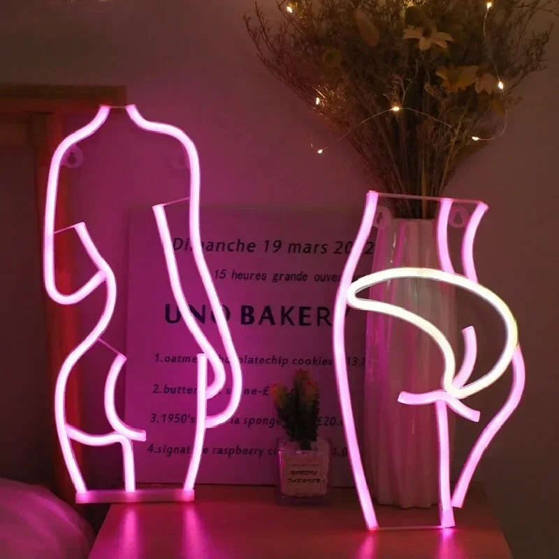 

Sexy Lady Led Neon Sign Lights Wall Hanging Bar Pub Artwork Night Light Club Advertising Night Lights Party Decoration