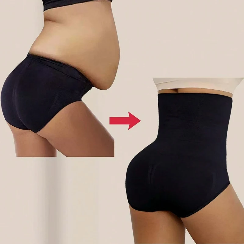 Schlankheits-Shapewear für Damen – Bauchkontrolle, hoher Taillentrainer mit Po-Verstärker