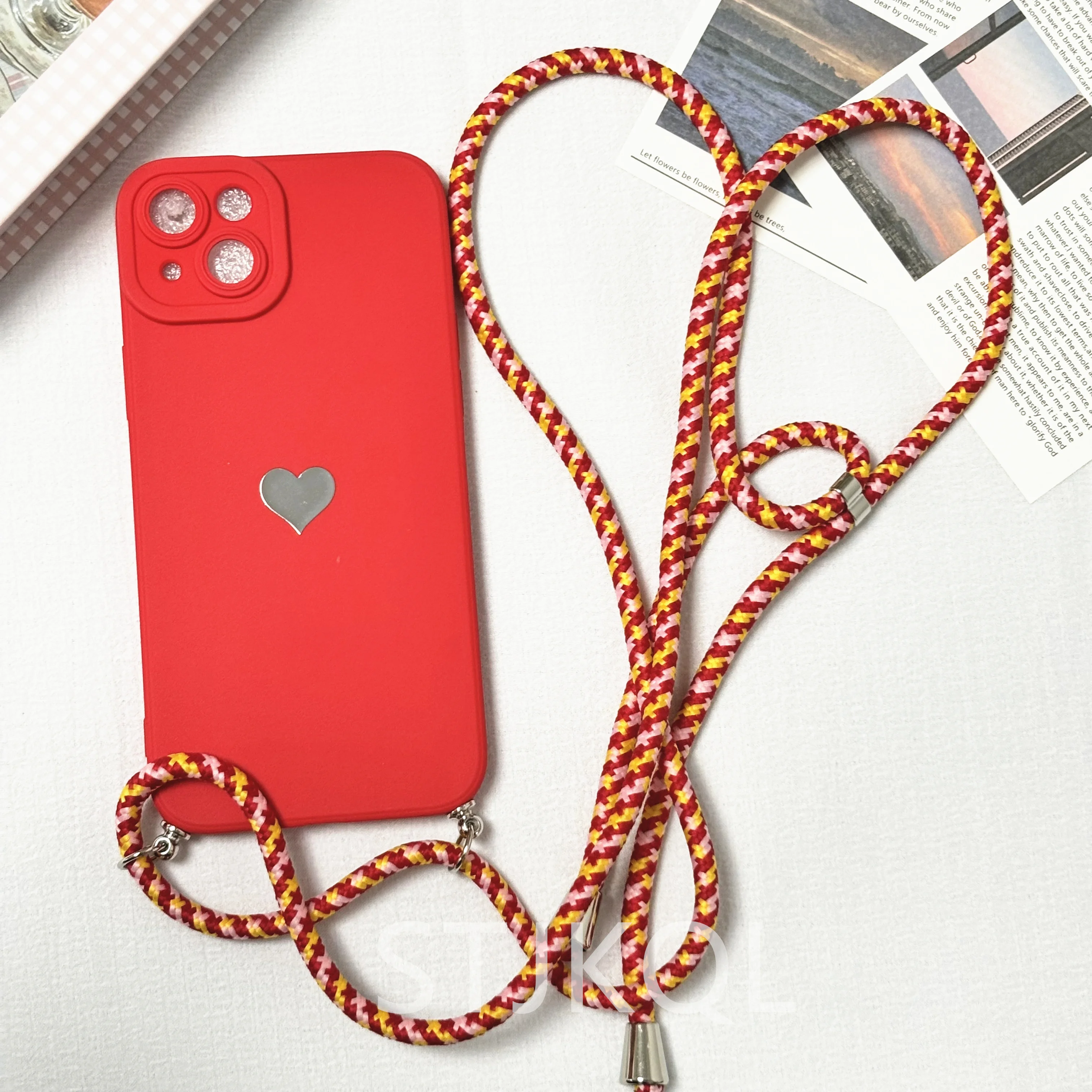 

Crossbody Necklace Strap Lanyard Cord Phone Case For Xiaomi 6 6X 8 8SE 9 9SE Redmi 4A 5A 6 6A 7A 8 5 PLUS Note 7 8 9 Soft Cover