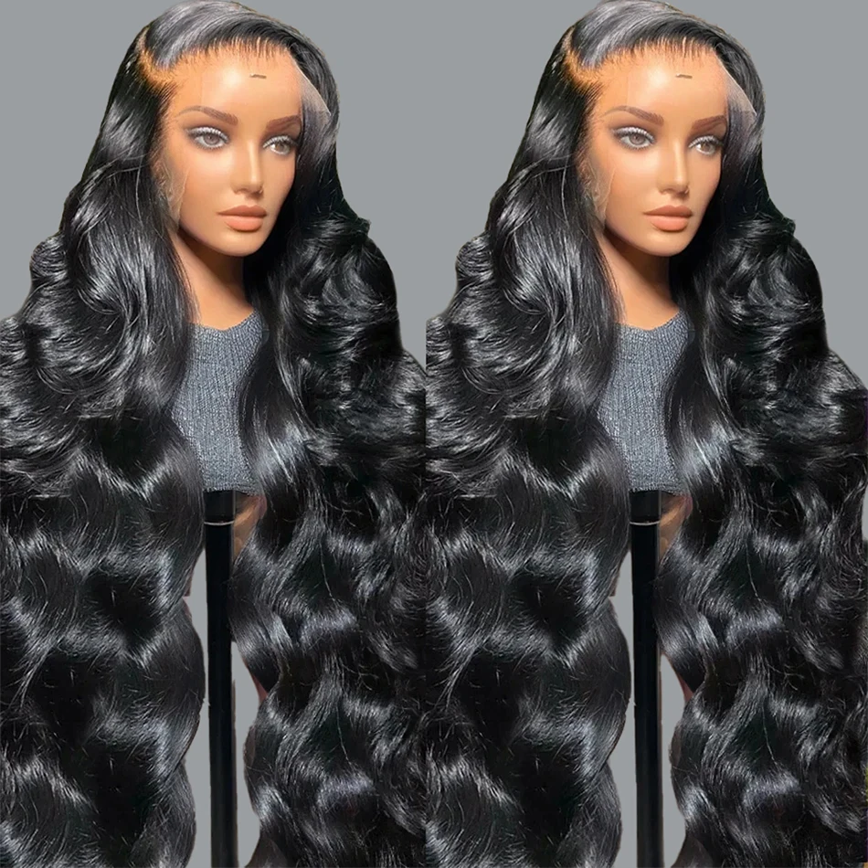 Body Wave 13x4 Transparent Lace Frontal Human Hair Wigs 38 40 Inches 13x6 Remy Lace Front Wigs Pre Plucked Wig For Women On Sale