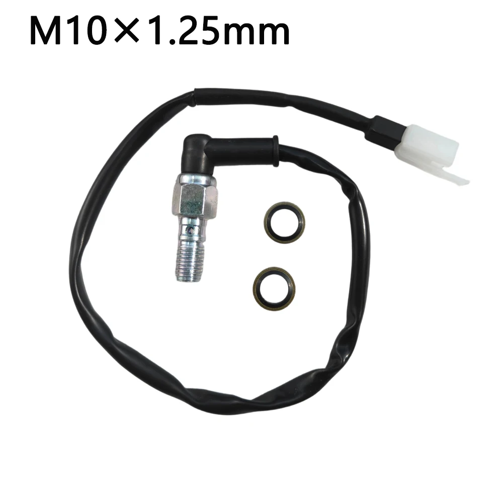 M10 1,00mm 1,25mm Hydraulischer Bremslichtschalter Motorrad Universeller Rücklicht-Drucksensor Ersatz – Detail 4