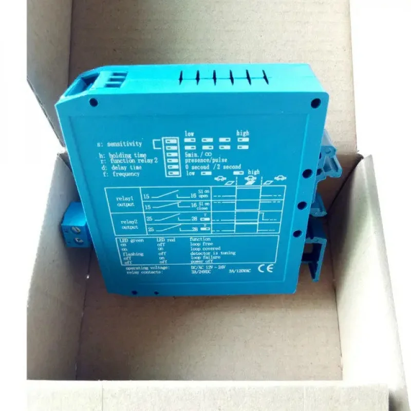 DC12v to 24V   Signal Control  Vehicle Inspection Device Dual Loop Vehicle Car Access Control Magnetic Sensor