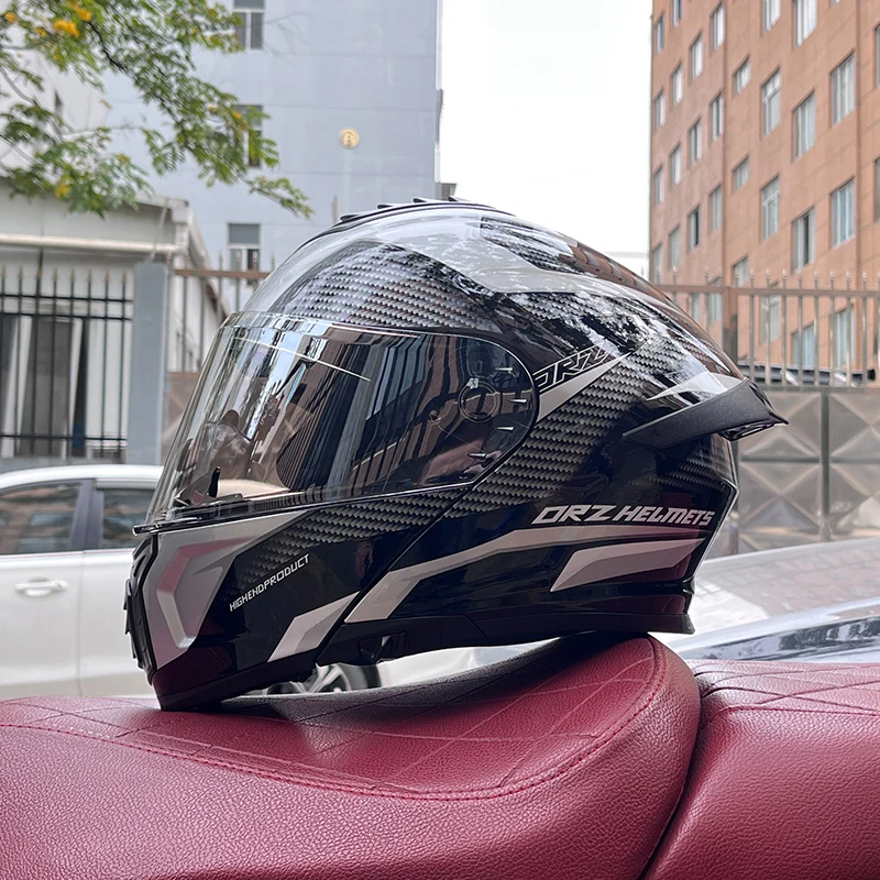 motorcycle helmet flip type universal accessories unisex flip helmet point abs