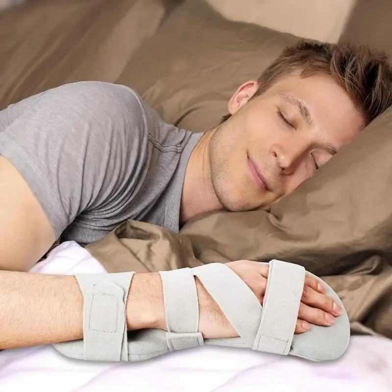 

Stroke Hand Brace Support Adjustable Finger Night Hand Splint Support Orthopedic Wrist Rest Arthritis Tendonitis Rehabilitation