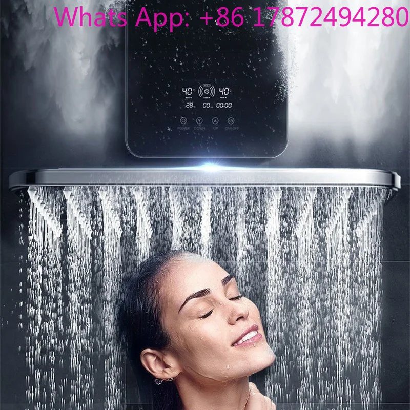 8KW Electric Water Heater Instantaneous Rapid Heating Household Bathroom Shower Small Bath Machine Kitchen Water Heater