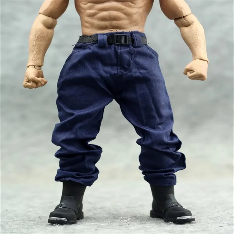 

1/6 Male Soldier Clothing Accessories Combat Pants Belt Integrated Model For 12'' Action Figure Body In Stock Collection