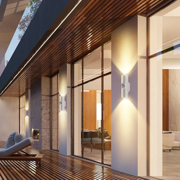 Ambient Lighting Smart Motion Sensor Dual Head Cat Eye Wall Lights Suitable for Bedroom Living Room Corridor Hallway Stairs