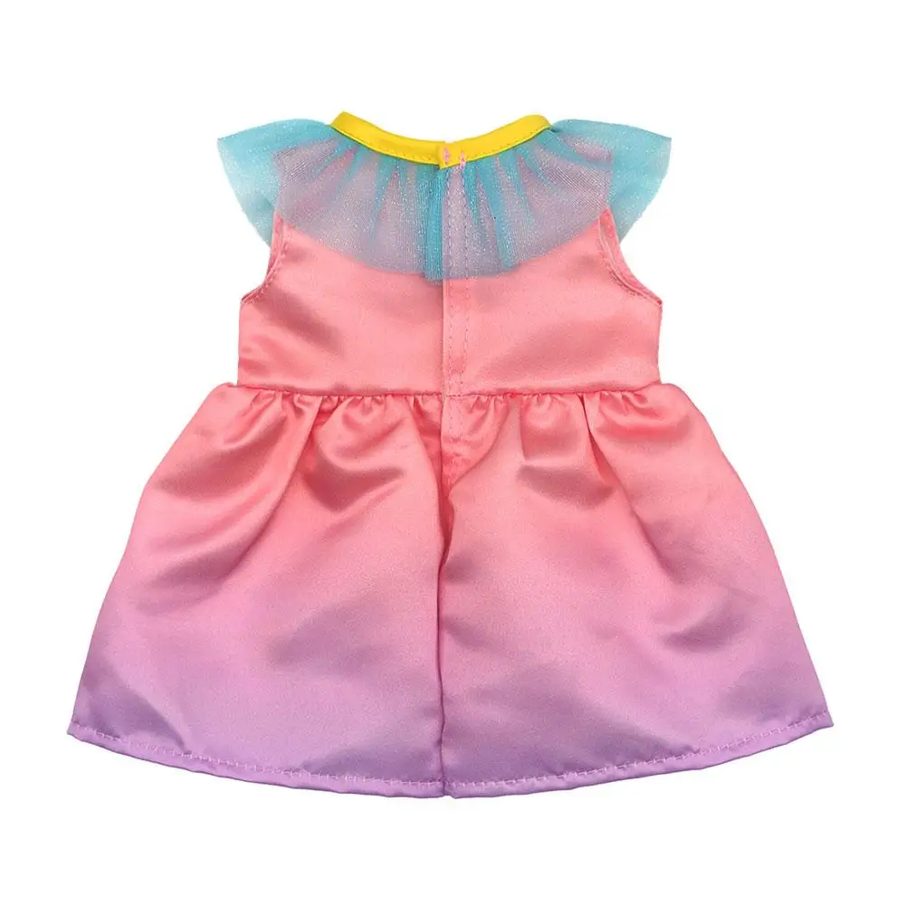 Ubranka dla lalek 18-calowych Koszulka Spodnie Sukienka z motywem kreskówkowym Akcesoria dla lalek amerykańskich Prezent na festiwal urodzinowy