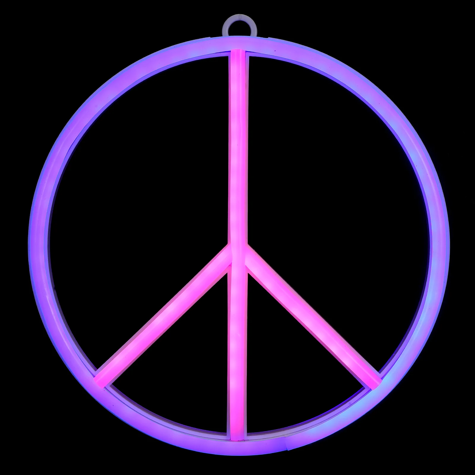 

Peace Symbol Neon Sign LED Lights Blue Pink USB Wall Decor Bedroom Living Room Fathers Day Gift Acrylic Hanging Sign Home