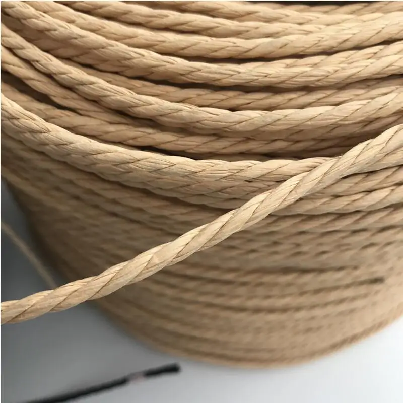 1KG 4mm/4.5mm Y Chair Cane Chair Three Strand Waterproof Kraft Paper Rope Woven Furniture Cat Climbing Frame Cushion Material