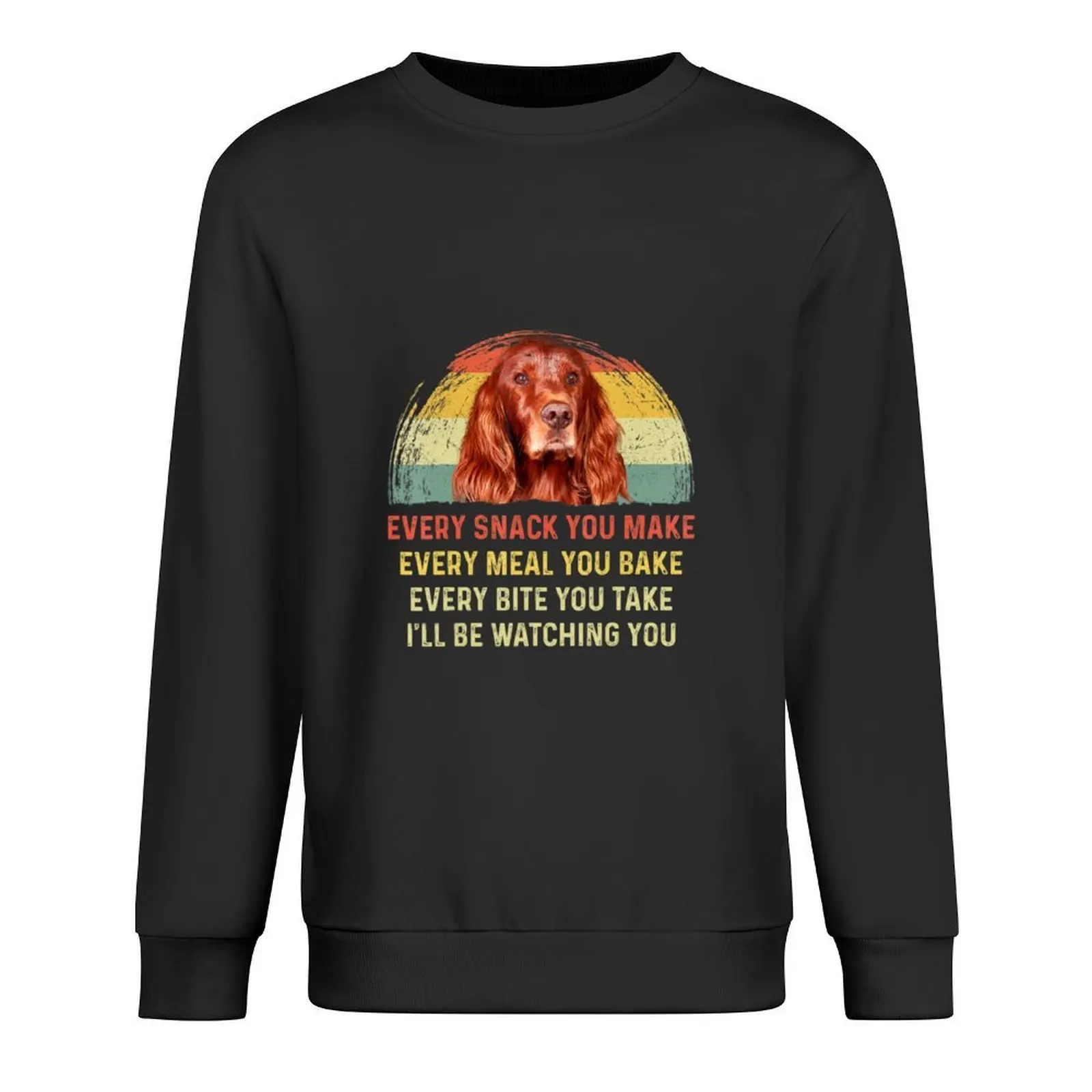 كل وجبة خفيفة يمكنك صنعها الأيرلندية Setter Dog Mom Dog Dad ريترو البلوز رياضية الرجال معطف الخريف سترة الرجال هودي