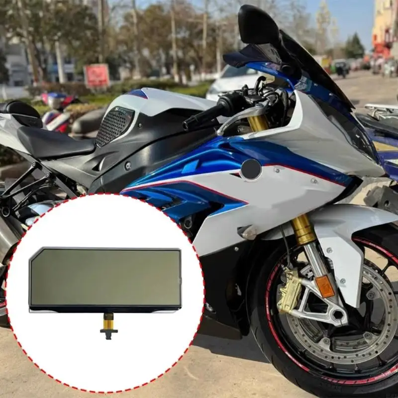 Replacement Motorcycle Instrument LCD Screen for S1000RR 2015-2018, Display Panel for Cluster Service and Clear Mileage H9EE