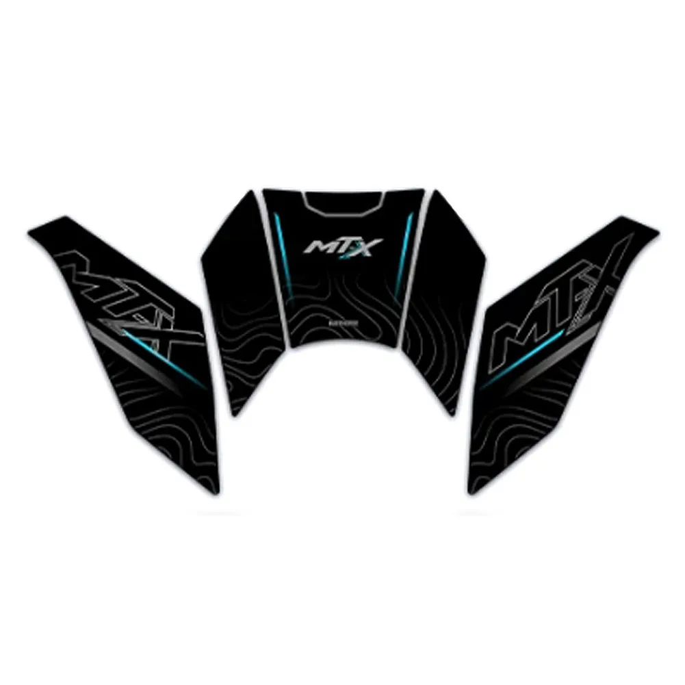 For CFMOTO 800MT-X 1000 MT-X  2026 Anti-slip Motorcycle Side Sticker Fuel Tank Decal Protector Traction Pad Decoration Sets