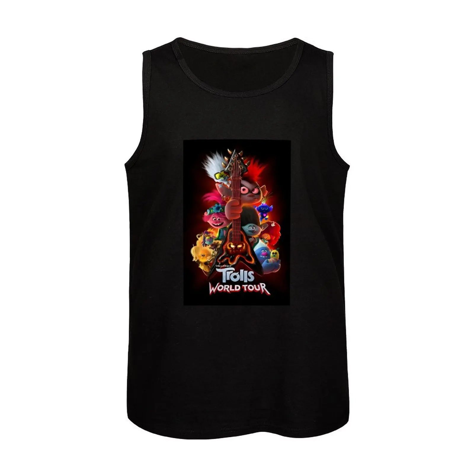 Trolls world tour poster Tank Top Utility Tank Top Workwear Casual Sleeveless Top view 4