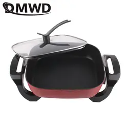 DMWD 5L Household Multifunctional Electric Cooker 220V Skillet Frying Pan Pancake Maker For Boiling/Steaming/Stewing/Braising