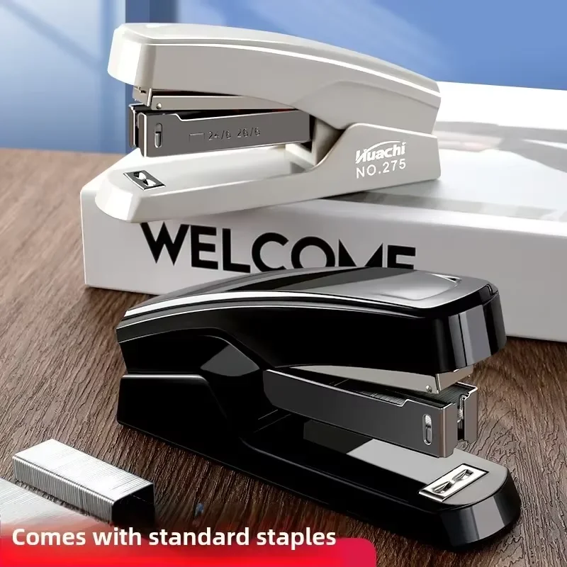 Desktop Stapler Easy Press Throat Depth Compatible Staples for Office School Home Student Document Binding