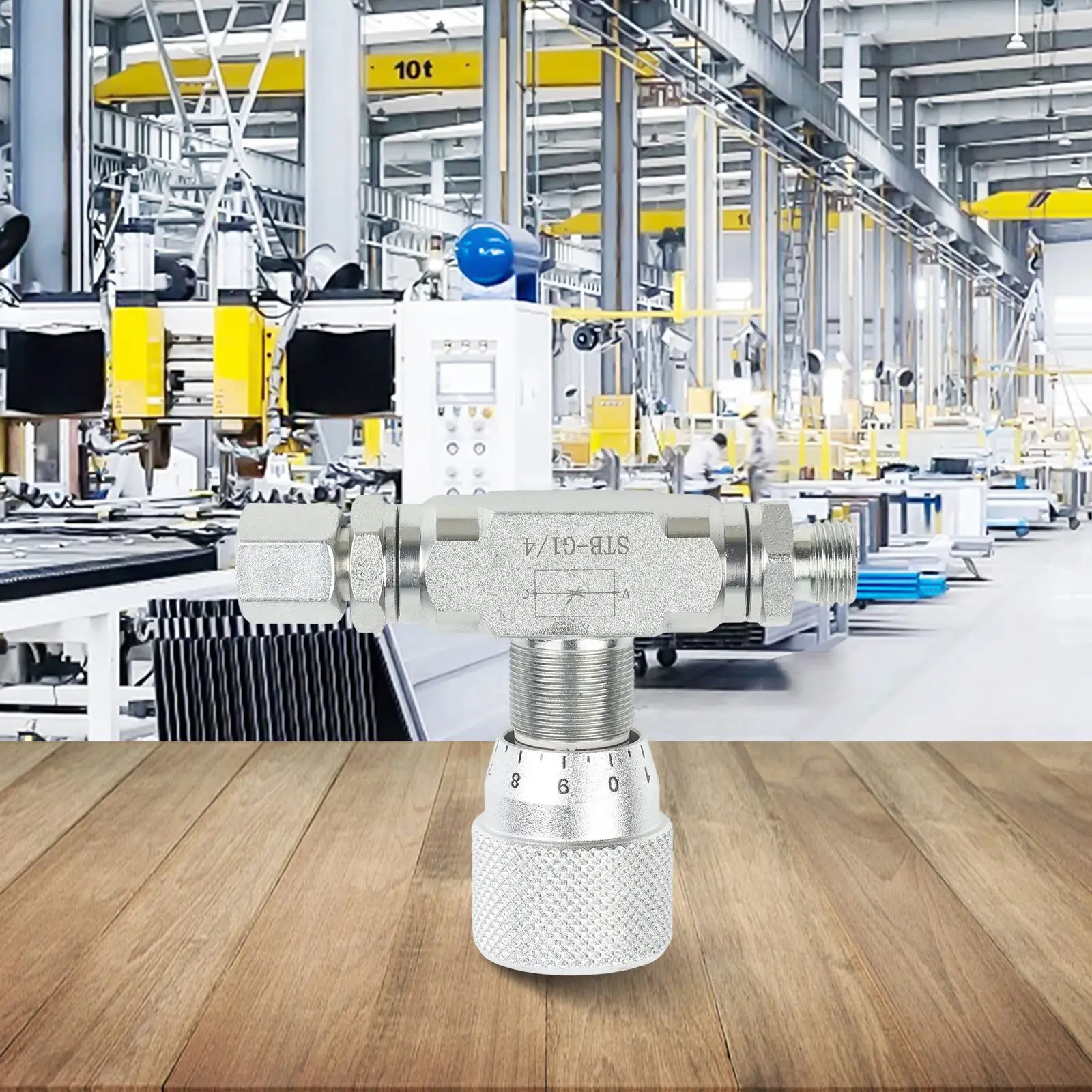 

Precision Flow Control Valve Hydraulic Control Valve As Shown Throttle Valve 46 GPM Flow Rate Max Pressure 5800 PSI