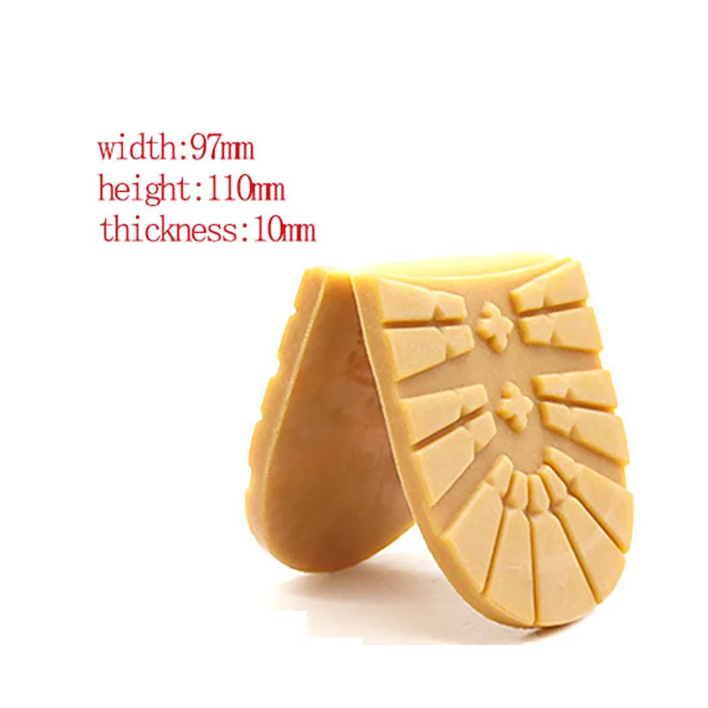 1 زوج دائم عدم الانزلاق الأحذية حصيرة ملصقات ذاتية اللصق وحيد حامي المطاط قطع الأحذية مقاومة للاهتراء رشاقته وحيد ملصق