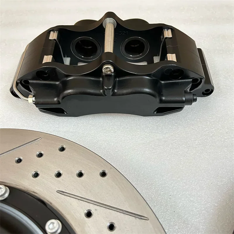 CHKJ Jekit Kit de frein haute performance 1996 Lancer Evolution IV EVO4 330x28mm disques Rotors cloche raccord 17 jante VW Golf Chery