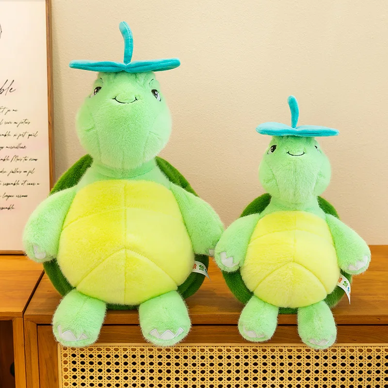 40-50cm Kawaii Tortoise Plush Toys Soothe Doll Cute Plushie Anime Birthday Pillow Adult Pet Companion Stuffed Gift for Kid Xmas
