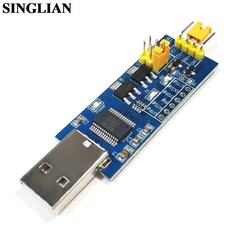 USB To TTL Serial Port Small Board 5V/3.3V/1.8V Level Download Burning Line FT232RL Serial Port Module With Dupont line