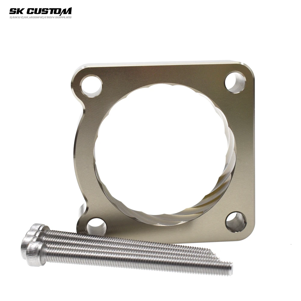 Racing Aluminum Intake Manifold Adapter for   Camry Vios Corolla RAV4 1ZR 2ZR 1AZ 1.6 1.8L Engine Throttle Body Spacer