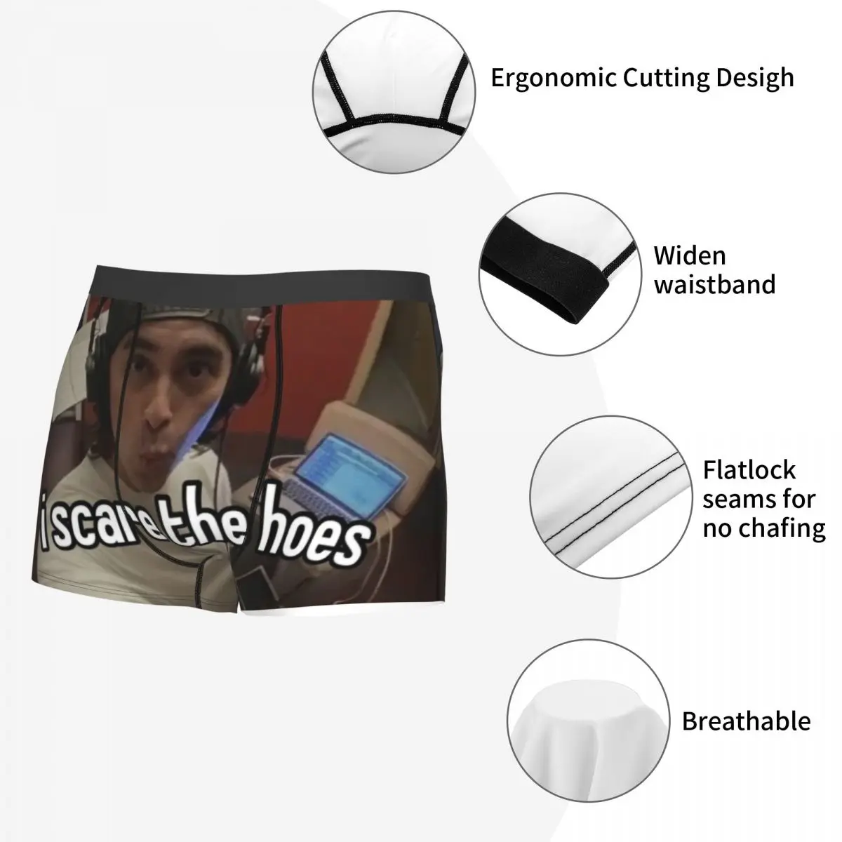 Custom Rock Music Band Pierce Veil Boxer Shorts Men 3D Print Male Breathbale Underwear Panties Briefs