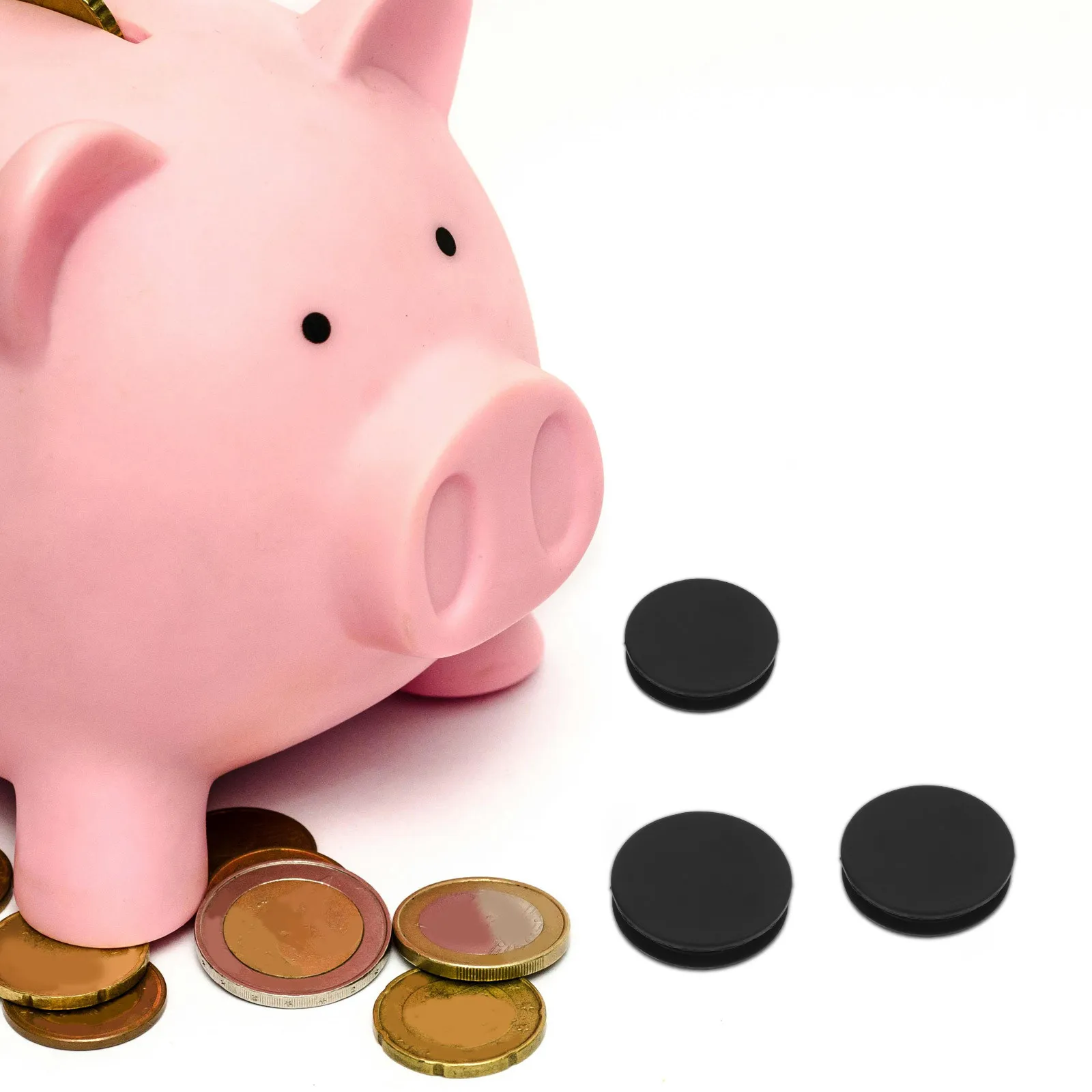 Silicone Piggy Bank Plugs Replacement Stopper Round Silicon Seal Plug Saving Box Cover Piggy Bank Accessories