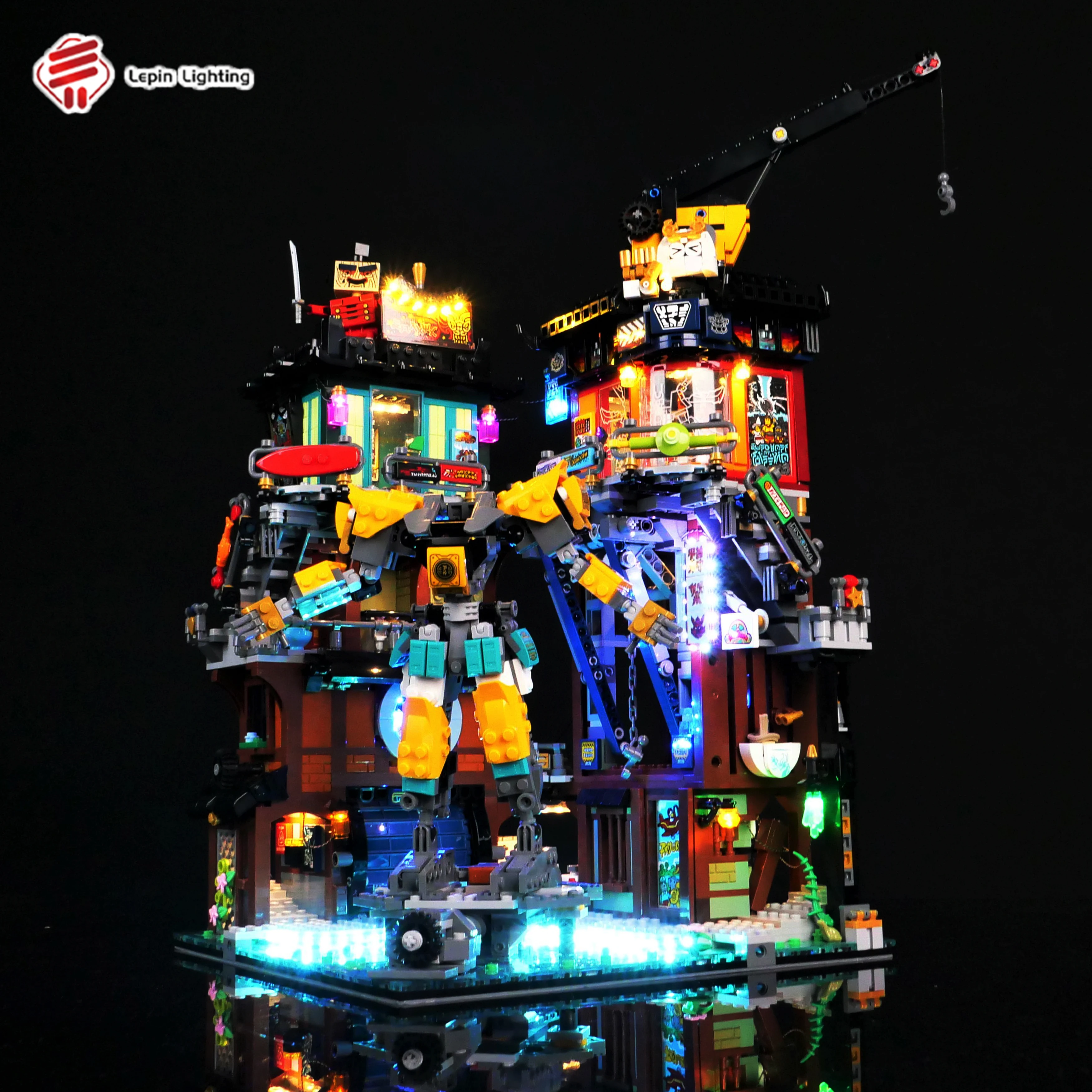

LED Lighting Kit Compatible with 71837 Urban Workshop Complex Building Blocks Model Decorative Light Set (Lights Only)