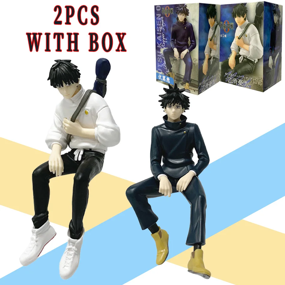 Figura de Jujutsu Kaisen 2026, Geto Suguru y Satoru Gojo Sentados, Anime, Adornos de Escritorio, Muñecos de Colección, Regalos
