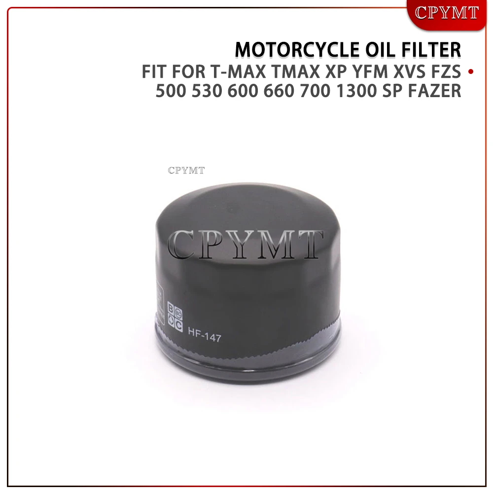 

Motorcycle Accessories Motorcycle Oil Filter Fit for T-Max TMAX XP YFM XVS FZS 500 530 600 660 700 1300 SP Fazer
