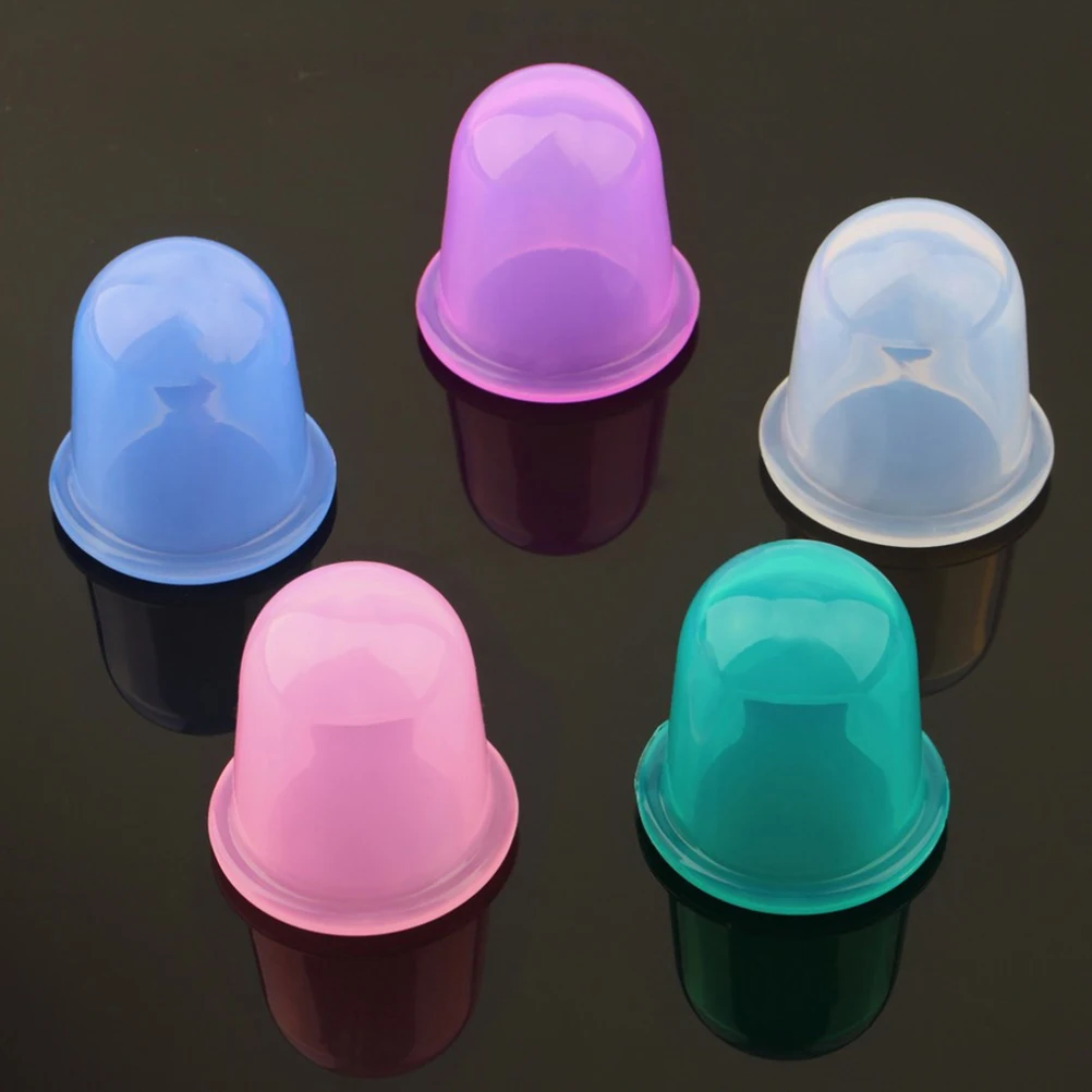 

Portable Body Therapy Vacuum Cups High Grade Silicone Suction Cupping Massage Tool for Cellulite Reduction Lymphatic Drainage