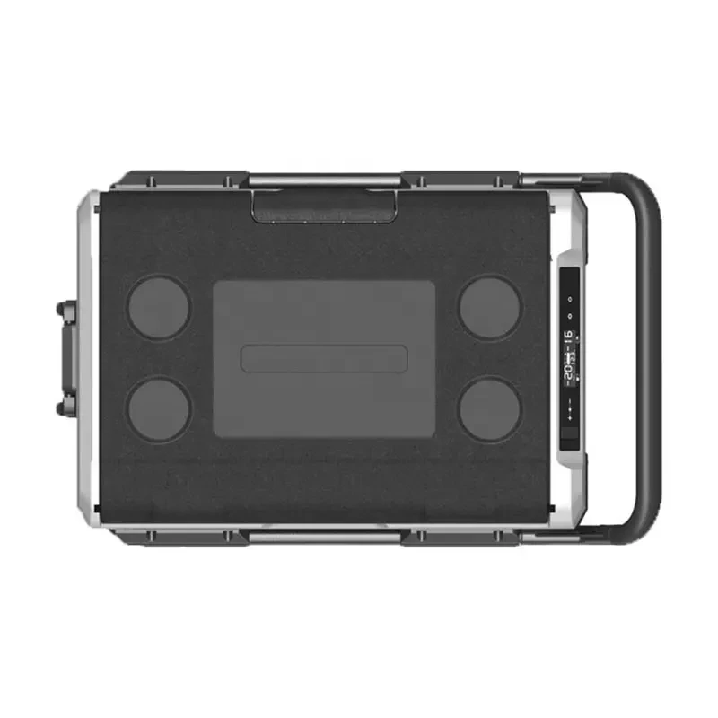 High-end Luxury Car Home 45l Compressor Dual Temperature Dual Control Built-in Lighting Usb Charging Car Refrigerator