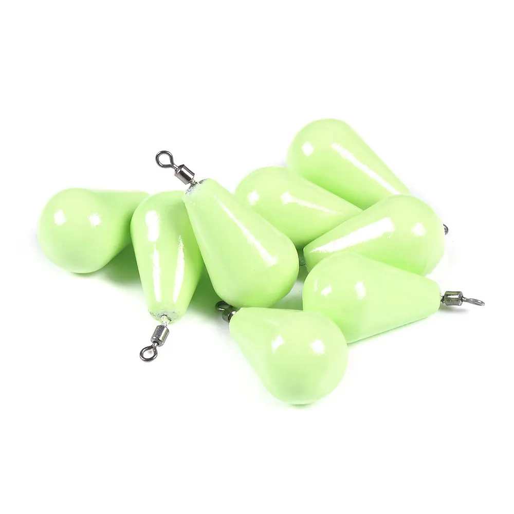 Newup Luminous Fishing Sinkers Weight Sinker Ball Worm Flipping Weights for Bass Texas Carolina Rigs Tackle