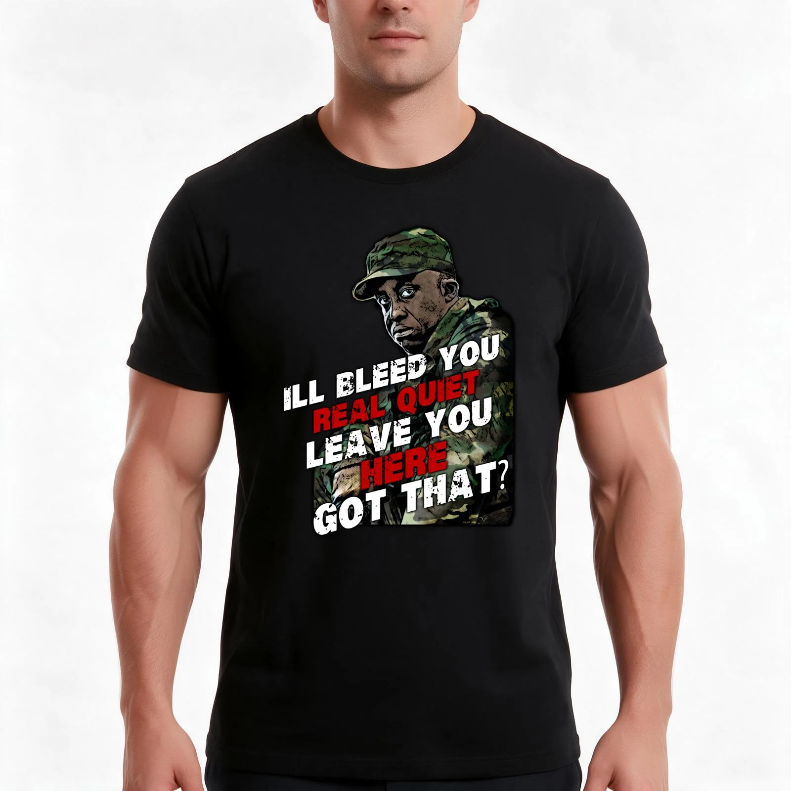 Ill bleed you T-Shirt, Summer Casual Cotton Tee, Oversized Streetwear Tops, Vintage Graphic Print, Loose Fit Short Sleeve