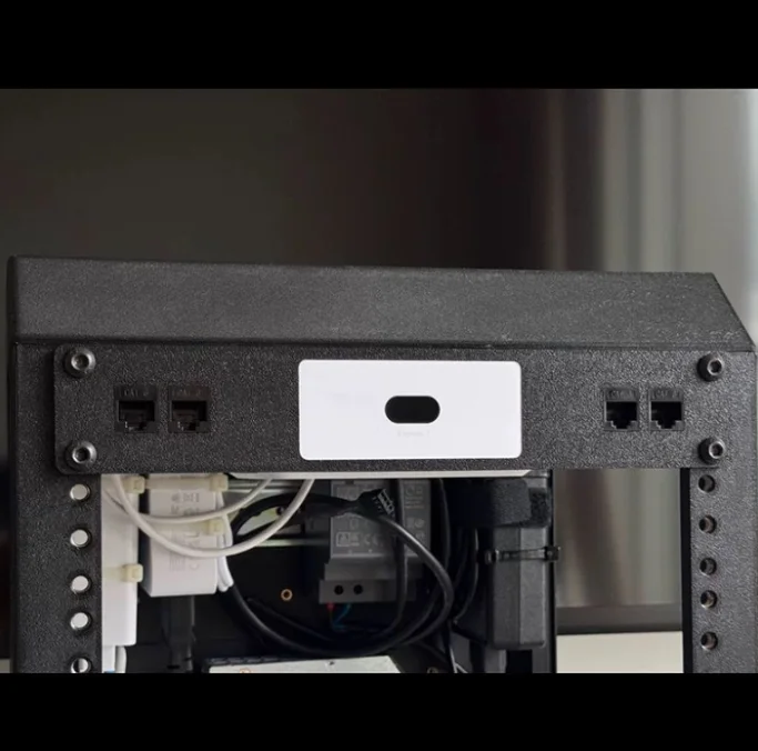 WYORESY for UniFi (Express-7-UX)10/19 Inch Rack Mount Bracket Boosts Ventilation and Organizes Patch Network Cables