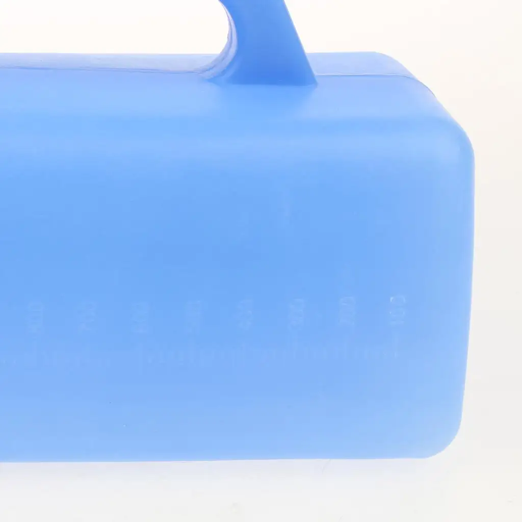 زجاجة نونية مبولة للرجال مع غطاء ومقبض، مساعدة في حالات الطوارئ؛ 23 × 9.3 × 12